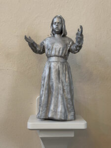 Die Engel-Statue in der Wolkensteiner Kirche
